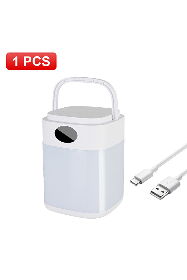 2.5 W LED Portable Lantern Remote Control Night Light With Hook Camping Lamp Touch Dimmable Bedroom