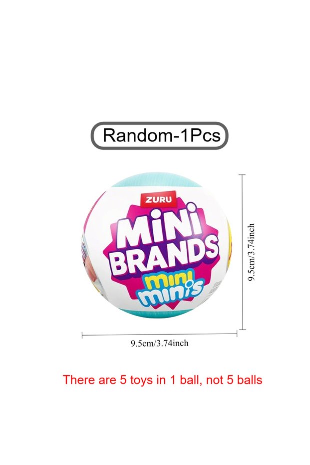 Refrigerator ball Zuru Surprise Toy My Mini Brands Kawaii Baby Food Figure Miniature Toys Mystery Bl