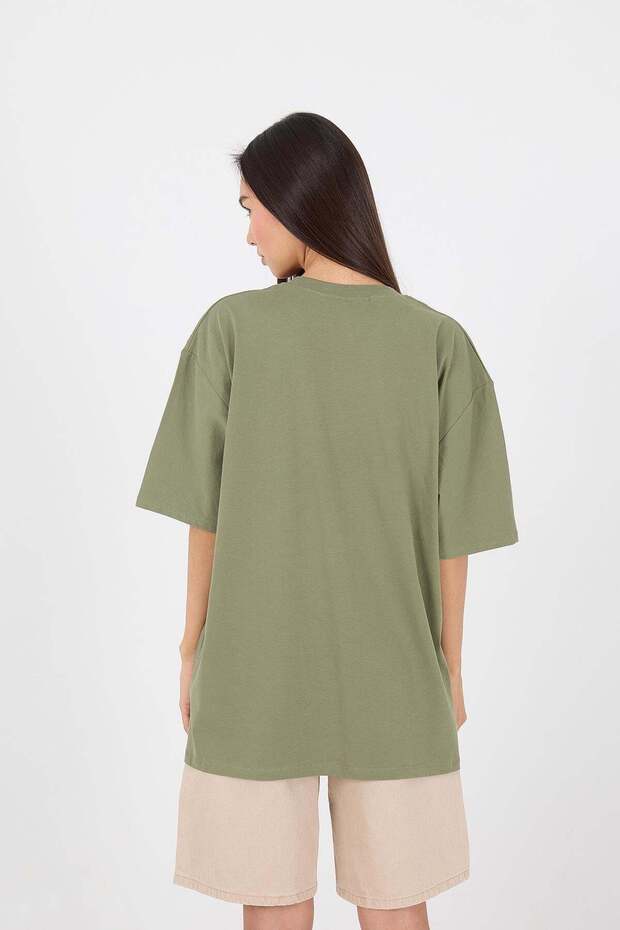 Tricou basic cu guler rotund P10111-d7 - 4