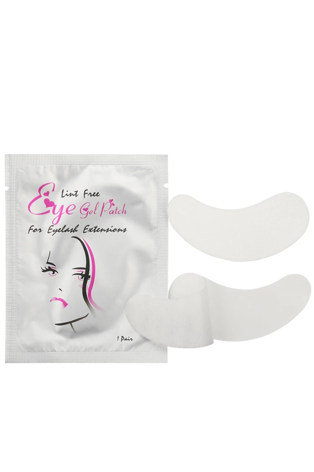 beauty LR 50 Pairs Disposable Eyelash Patch Lash Extension Hydrogel Patches Eye Pad Fake Eyelashes L