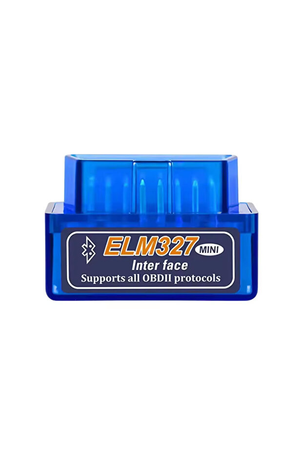 28mm Blue OBD2 Mini ELM327 Scanner Code Reader Bluetooth Car Diagnostic Tool for Android/iOS Automot