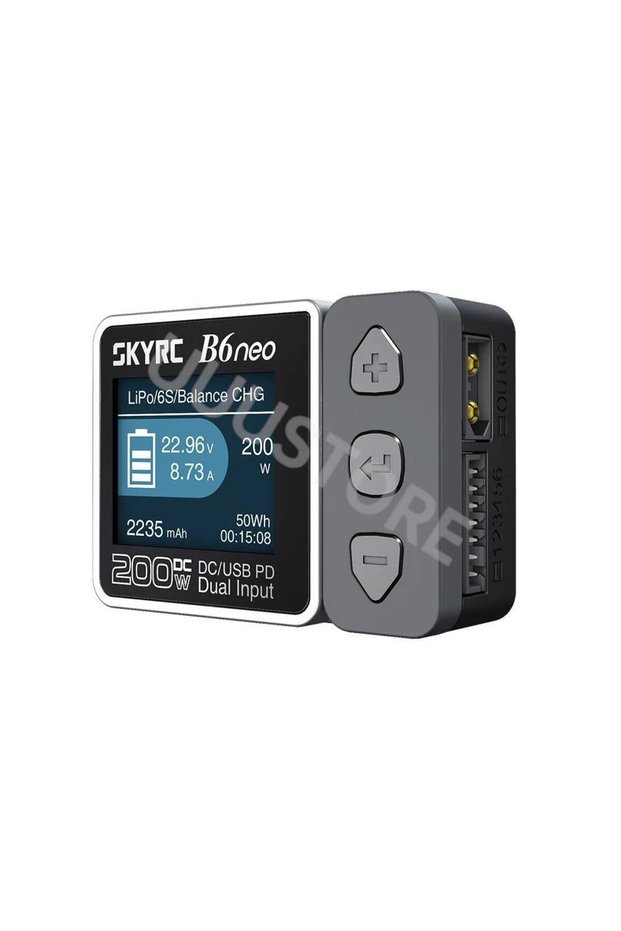 Grey SKYRC B6 NEO B6NEO Smart Charger DC 200W PD 80W LiPo Battery Balance Charger Discharger For RC