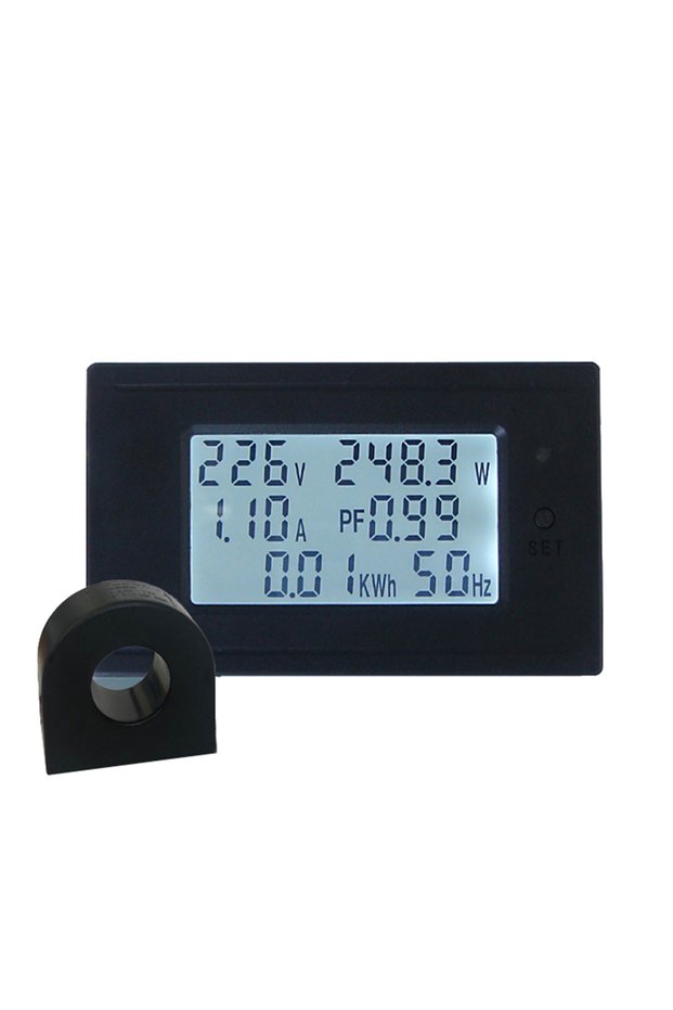100A 22000W 1100W/2200W/4400W/22000W Voltmeter Ammeter AC 5A/10A/20A/100A Power Electricity Meter HD