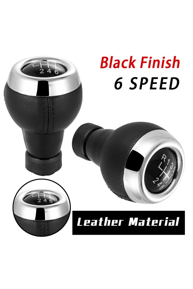 black 6 speed 5/6 Speed Gear Shift Knob Manual Hand Speed Ball Shifter For Mini Cooper F54 F55 F56 F