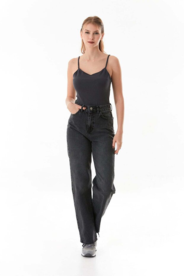 Basic Snap Rope Strap Bodysuit - 2
