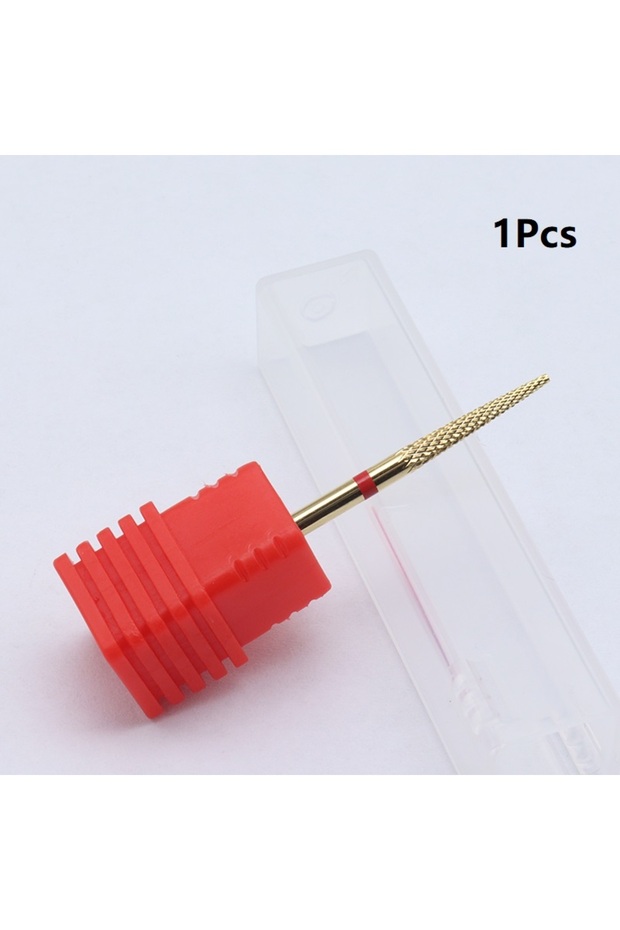 Gold1pcs Hot! Silver Gold Nail Drill Bit Hot Medical Stainless Steel Bur Manicure Cutters Cuticle Cl