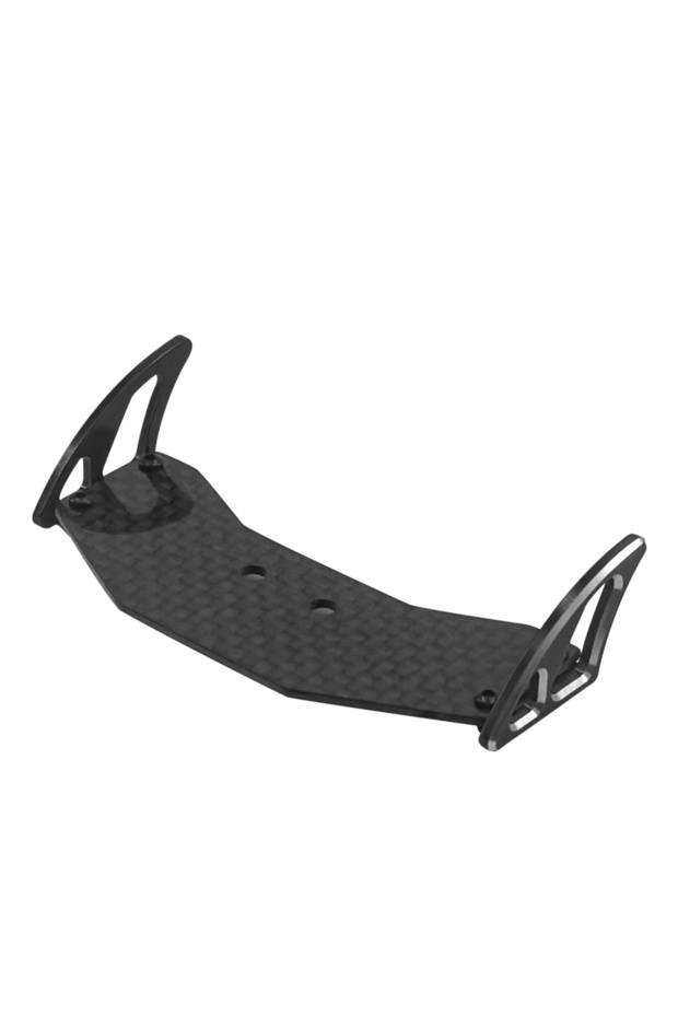 Black Rear Body Wing Spoiler Aluminum Meta For Losi Micro B Upgrades Parts 1/24 Accessories Rc Car