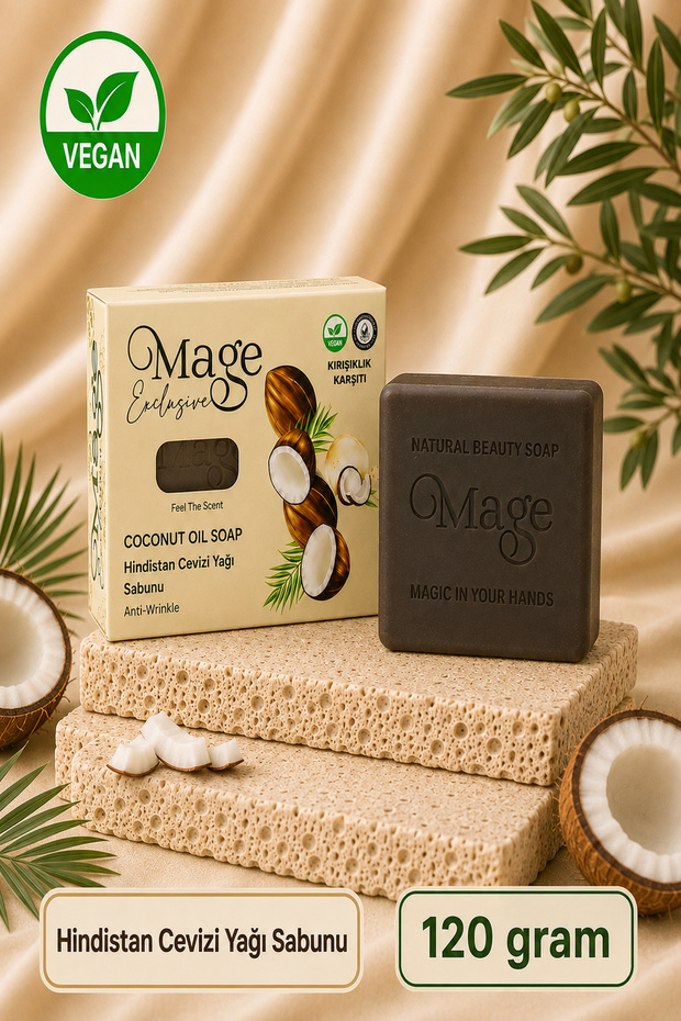 Coconut Oil Soap Mage Exclusive Series 120 Grams 1 Piece Soap