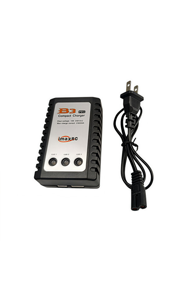 1pc B3 10W US Plug B3 Charger, Balance Charger, Drone Battery, 2S3S Lithium Battery, 7.4V 11.1V, Qua