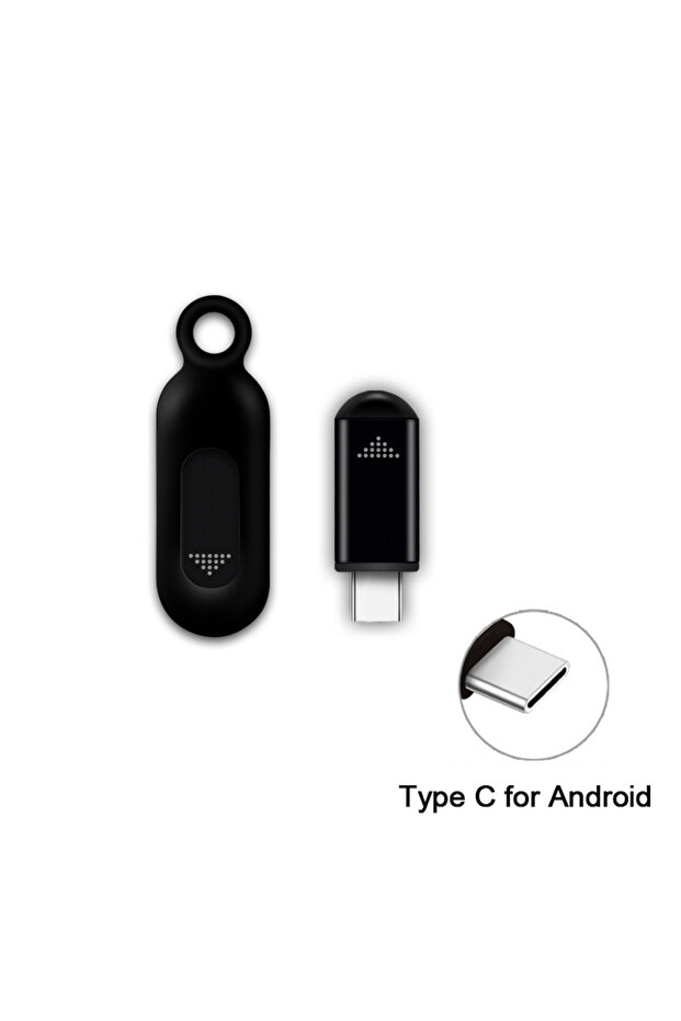 جهاز إرسال الأشعة تحت الحمراء الذكي من نوع USB Type C باللون الأسود للهواتف المحمولة وجهاز التحكم عن بعد العالمي A