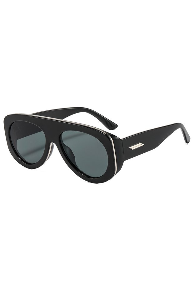 Black Gray Luxury Punk Eyepieces Sunglasses Women Luxury Brand Designer Men Aviation Shades UV400 B