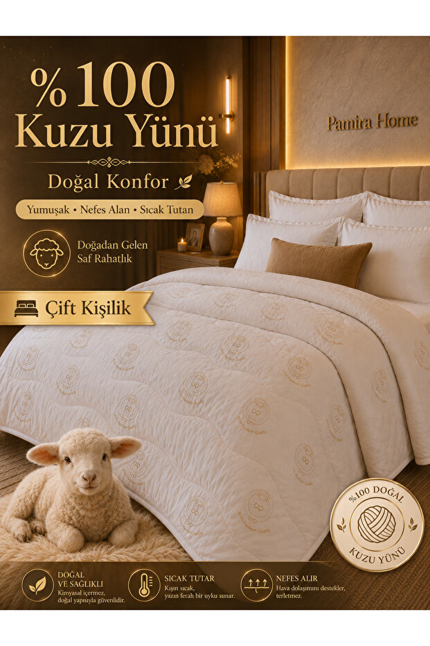 Double 100% Merino Lamb Wool Quilt