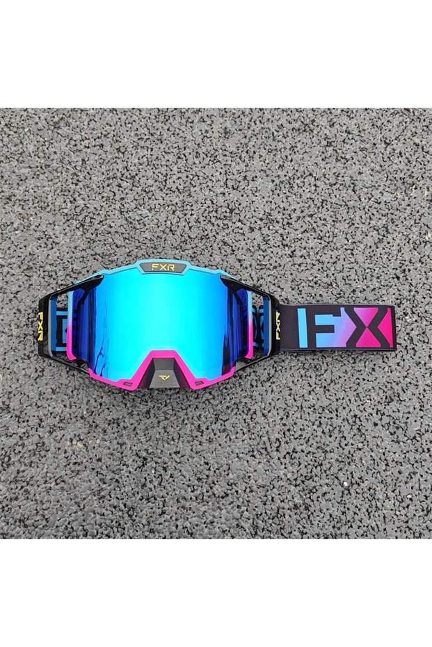 only goggles FXR Motocross Goggles HD Lens Motorcycle Anti-fog Eyeglasses Riding Glasses Men Moto MX