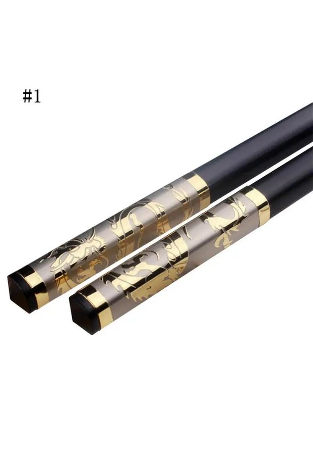 Gold Chinese Gold Dragon Style Chopsticks Luxury Alloy Sushi Chopsticks Home Chop Sushi Sticks Table