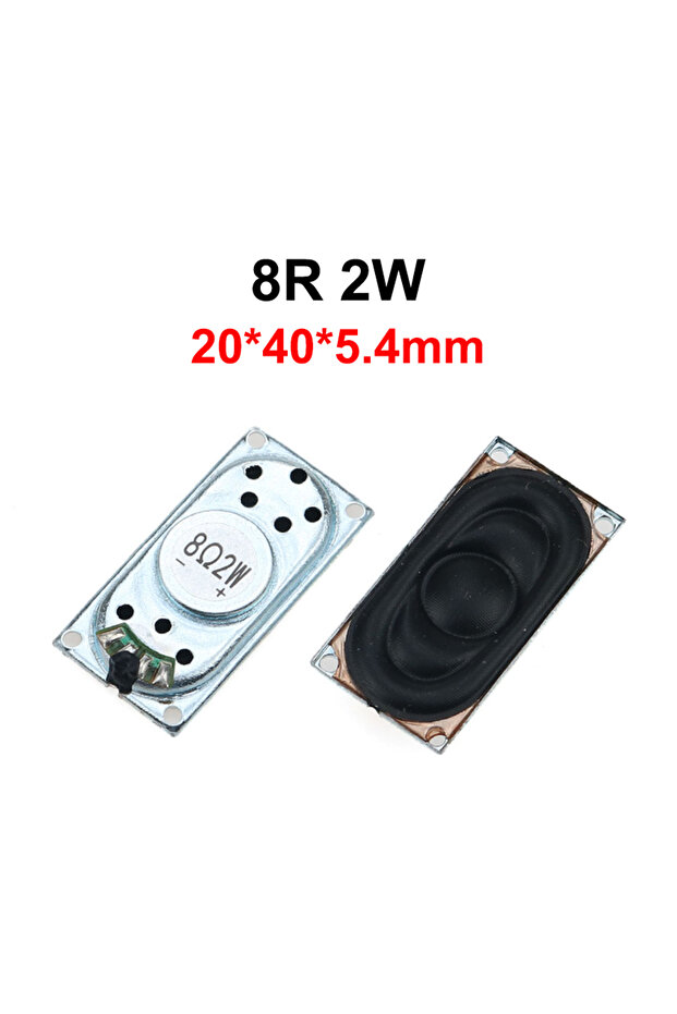 8R 2W 20x40x5.4mm JCD 1PCS Notebook Speaker Horn 2W 8R 4R 4020 Loud Speaker 4 8 Ohms 2 Watt 4/8R 2W