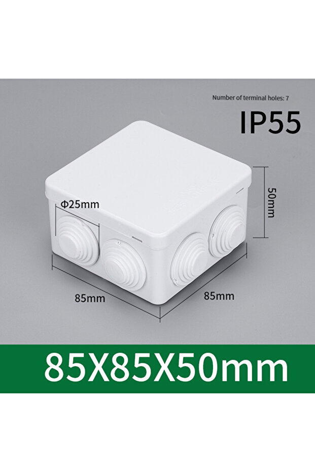 1pcs 1Pcs Plastic Abs Dustproof And Waterproof Box Outdoor Three Proof Junction Box Monitoring Power