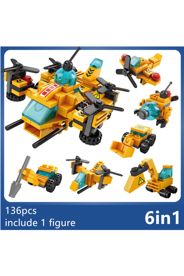 No Box NEW Engineering Cement Mixer Engine Mini Loader Truck Special Police Car Classic Model Buildi