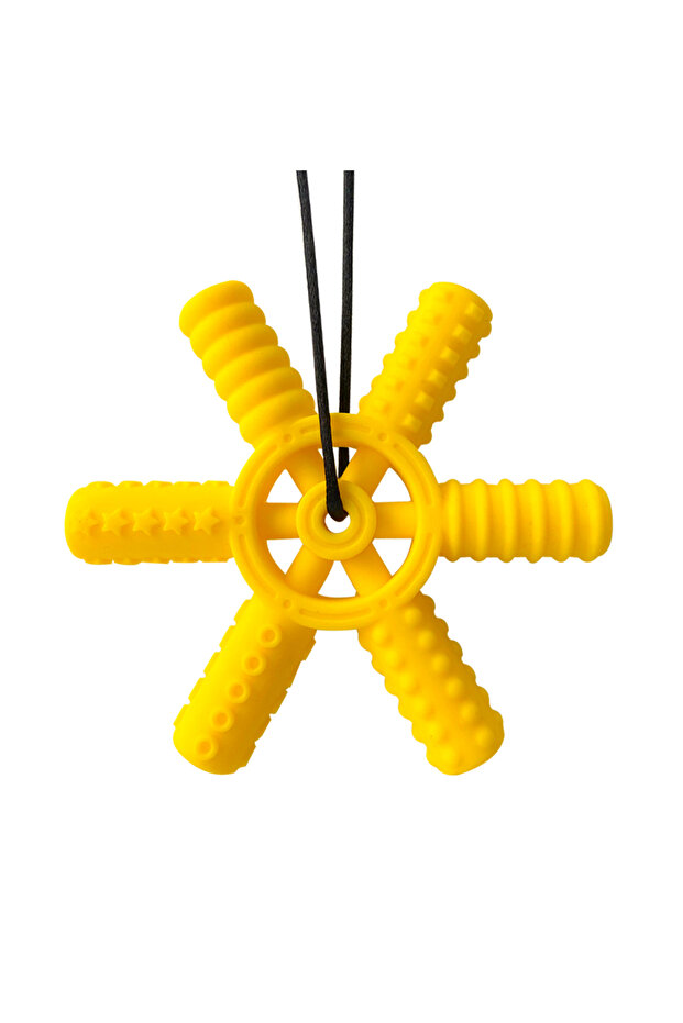 1pcs 1pcs Silicone Teether Kids Chew Necklace Sensory Chewy Pendant Oral Motor Toys Therapy Tools fo