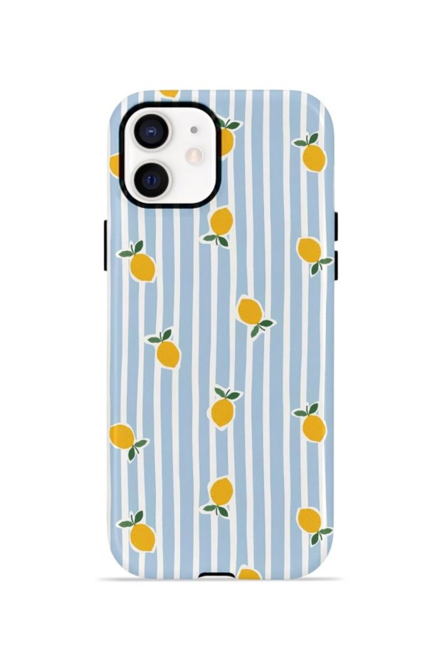 iPhone 12 Vorian Double Layer Case Tiny Lemon Rain