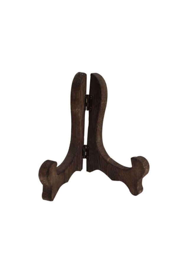 S-D Wood Storage Rack Porcelain Plate Display Stand Foldable Decorative Rack Wood Easel Plate Tea Ca