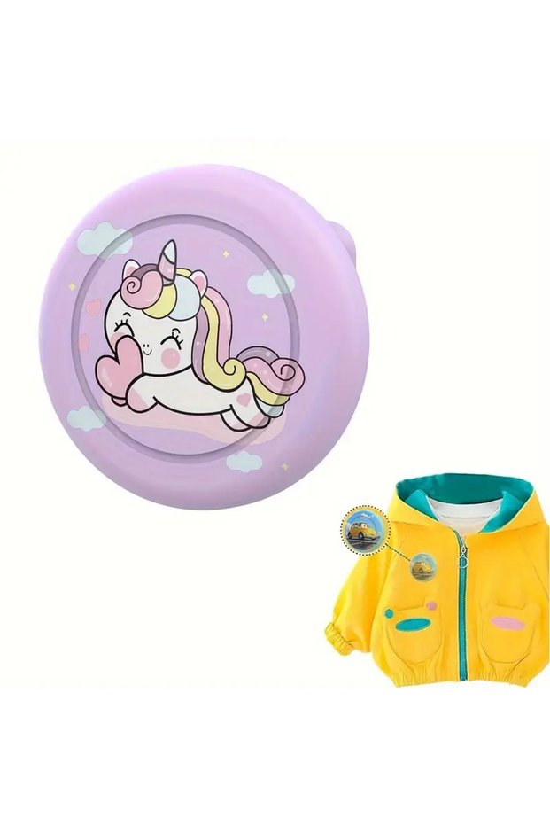Light Purple Creative Cartoon Cute Designs Suitable for Airtag Protective Cases, Pins, GPS Trackers