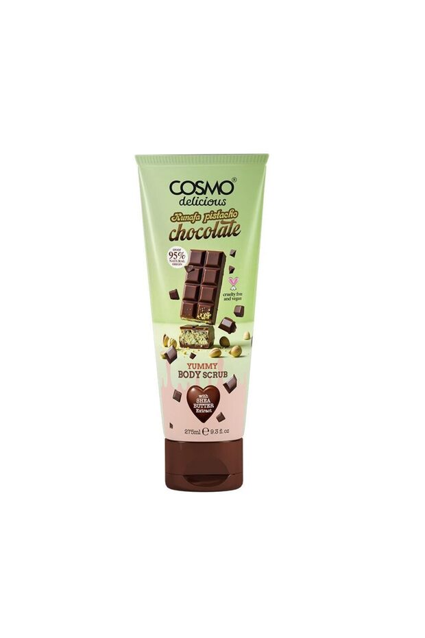Cosmo Delicious Kunafa Pistachio Chocolate Body Scrub - 275ml