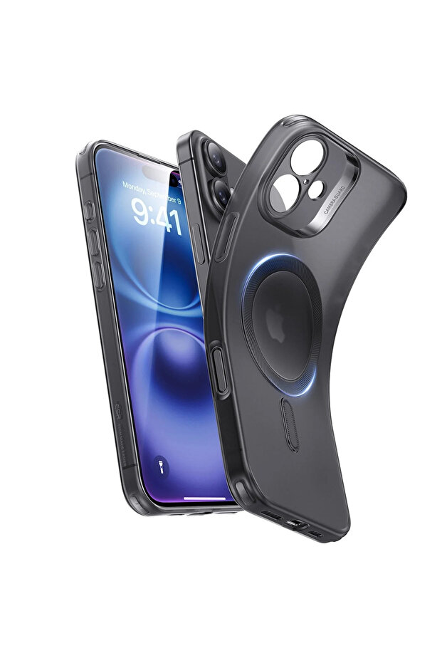 iPhone 16 Plus case, Zero HaloLock, shockproof, black