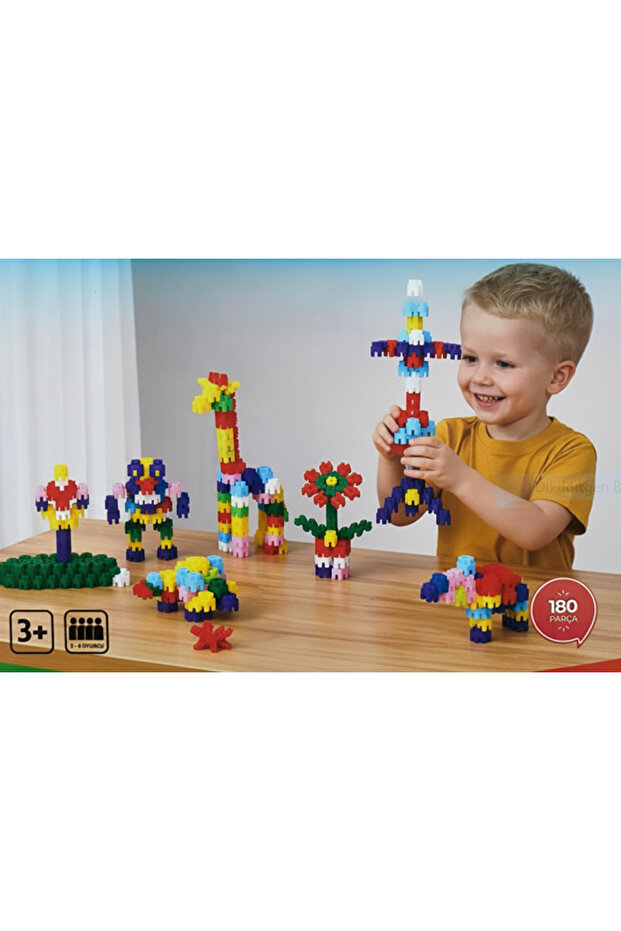 180-Piece Wheel Building Blocks Set – Educational Toy, Intelligence Enhancer, 3D Construction Game