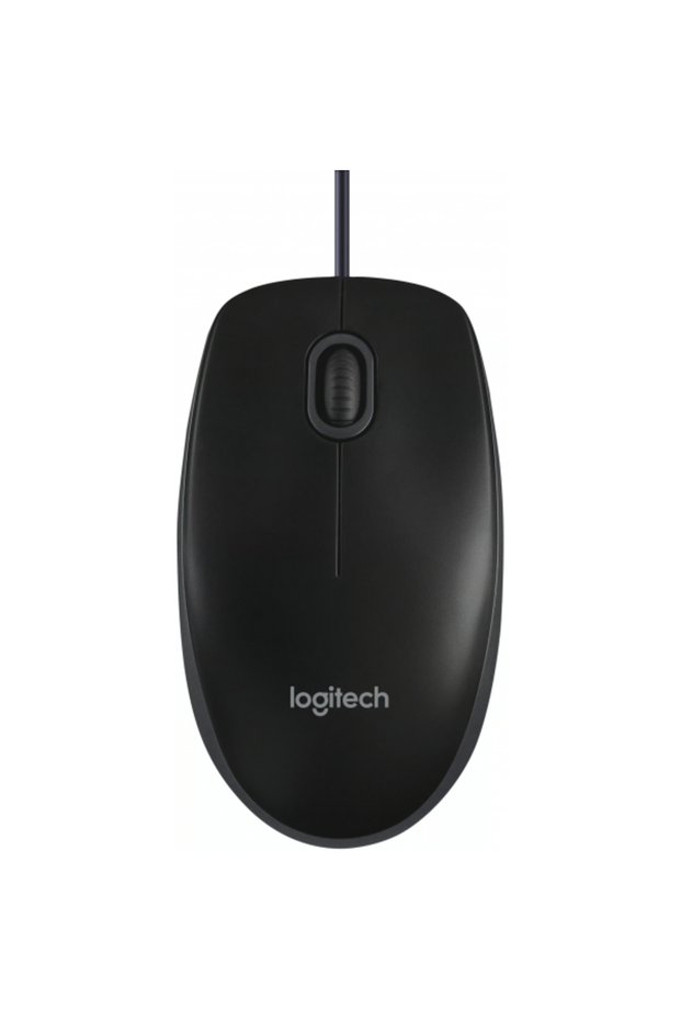 Mouse Wired USB B100, 1000DPI, Black 910-003357