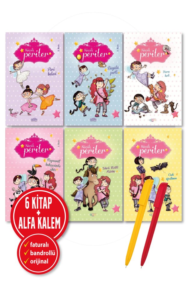 Alfa Kalem+</DNTCTMS>( Sophie De Mullenheim)Little Fairies Pony+Party+Animals+Witch+Ballet+Kitten 6 Books