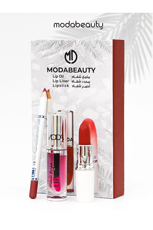 Modabauty Lip Kit Includes Three Products: