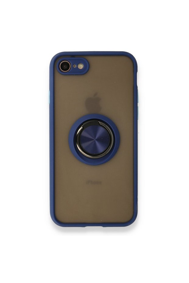 Apple iPhone 8 Case with Camera Protection, Ring, Magnetic Stand, Frosted Back Cover