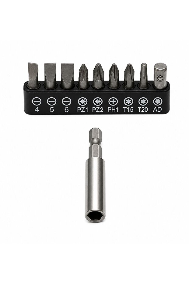 Bit Set and Extension Adapter Drill Compatible