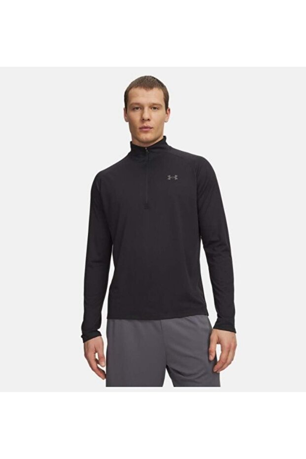 UA Tech 2.0 1/2 Zip Erkek Uzun Kollu T-Shirt - 1