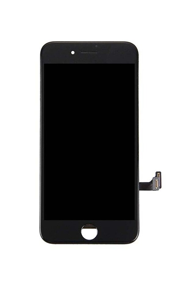 مجموعة كاملة من المحول الرقمي وشاشة LCD لهاتف Apple iPhone 7 باللون الأسود