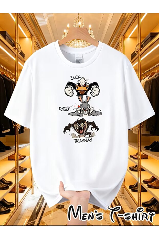 Printed T-Shirt. Short Sleeve Summer & Spring Casual Top Wear T-Shirt