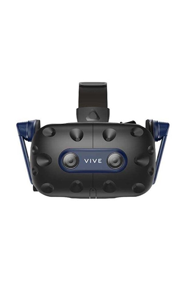 نظارة الواقع الافتراضي VIVE Pro 2 كاملة التجهيز بدقة 5K، نظام ألعاب الواقع الافتراضي للكمبيوتر، باللون الأزرق/الأسود