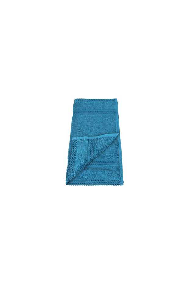 Laura Collection Face Towel, 30 x 30 cm, Turquoise