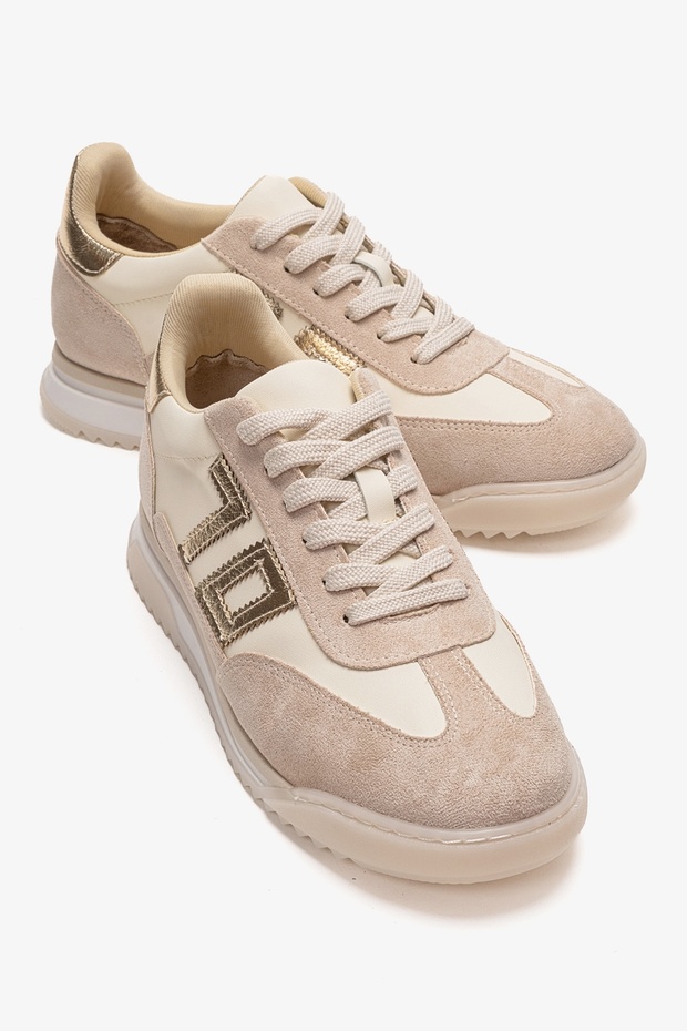 Arvon Beige Women's Casual Sports Shoes