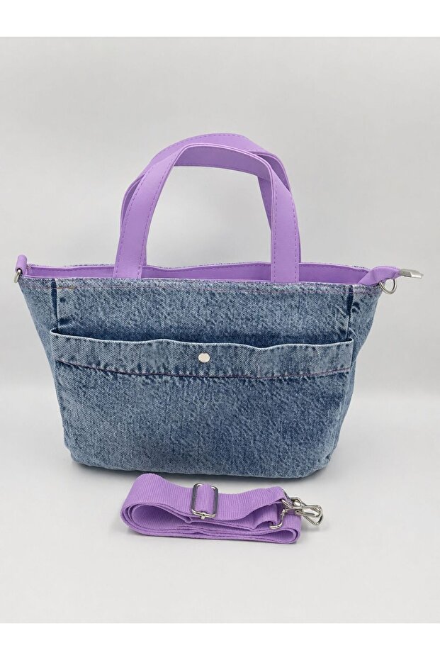 Denim Hand Shoulder Bag