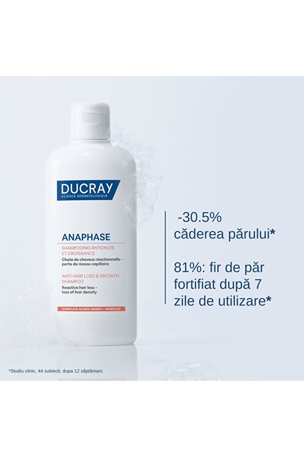 Șampon complementar împotriva căderii părului, reactivă anafaza, Ducray, 400 ml - 2