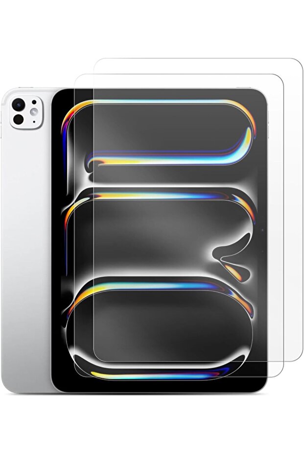 Screen Protector For iPad Pro 11 Inch M4 (2024) M5 (2025), 2 Pack Tempered Glass Film Guard