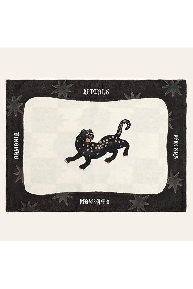 Prusa Black-Ecru American Service Tablecloth 35X50 cm
