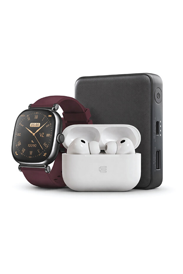 Ladies Smartwatch Bundle Set