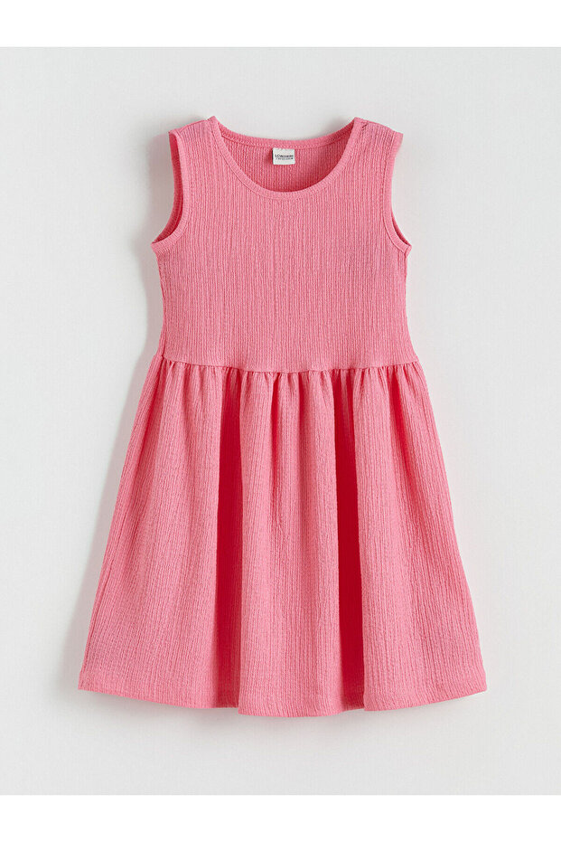 Nevavm Oval Collar Girl's Dress with a Difference