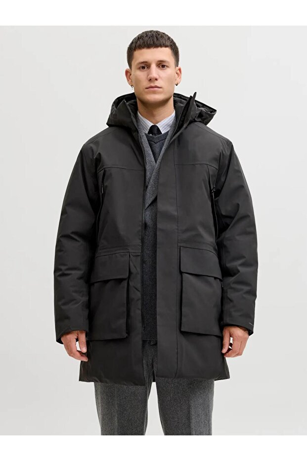 Men's Jprccmoon Waterproof Hooded Coat 12280904 Black
