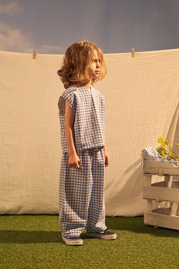 Daisy Picnic Series Double Set with Balloon Pants