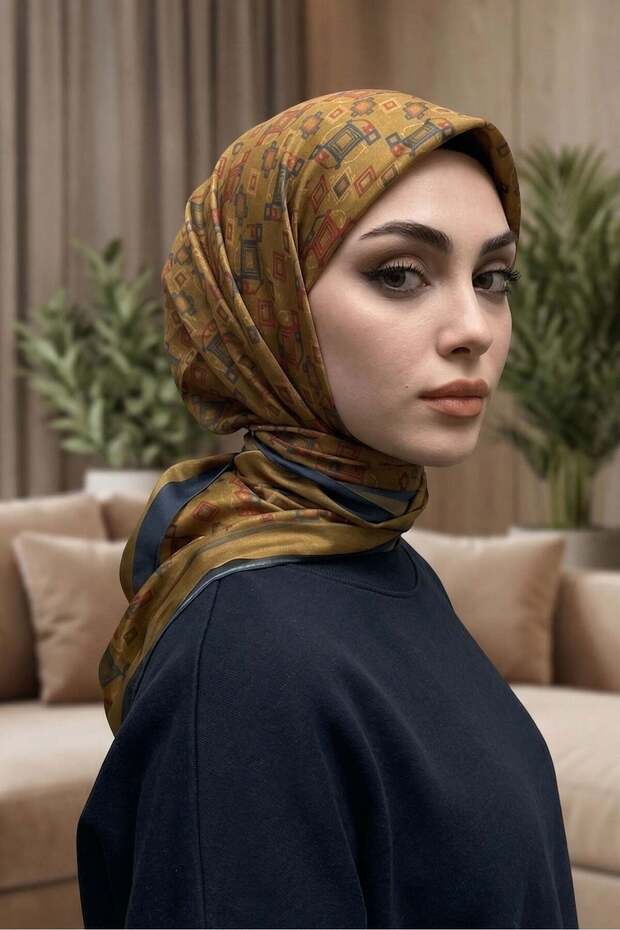 Patterned Soft Scarf - 078