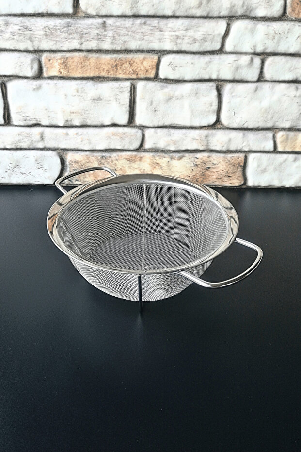 Stainless Steel Reinforced Strainer - Basket - Pasta Strainer - 22 cm