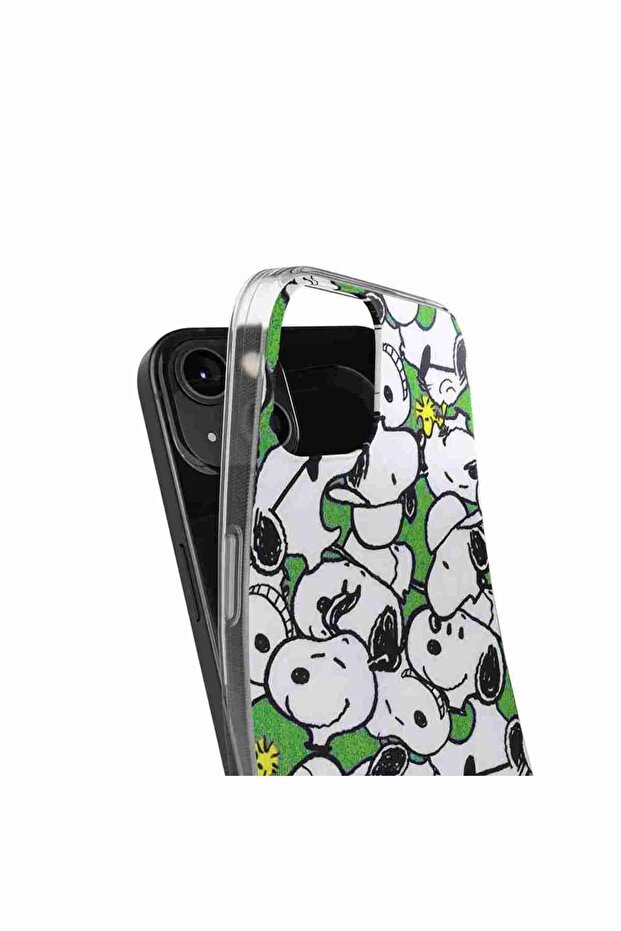Case compatible with Google Pixel 7 Silicone Gel Tpu Model Snoopy Pattern - 2